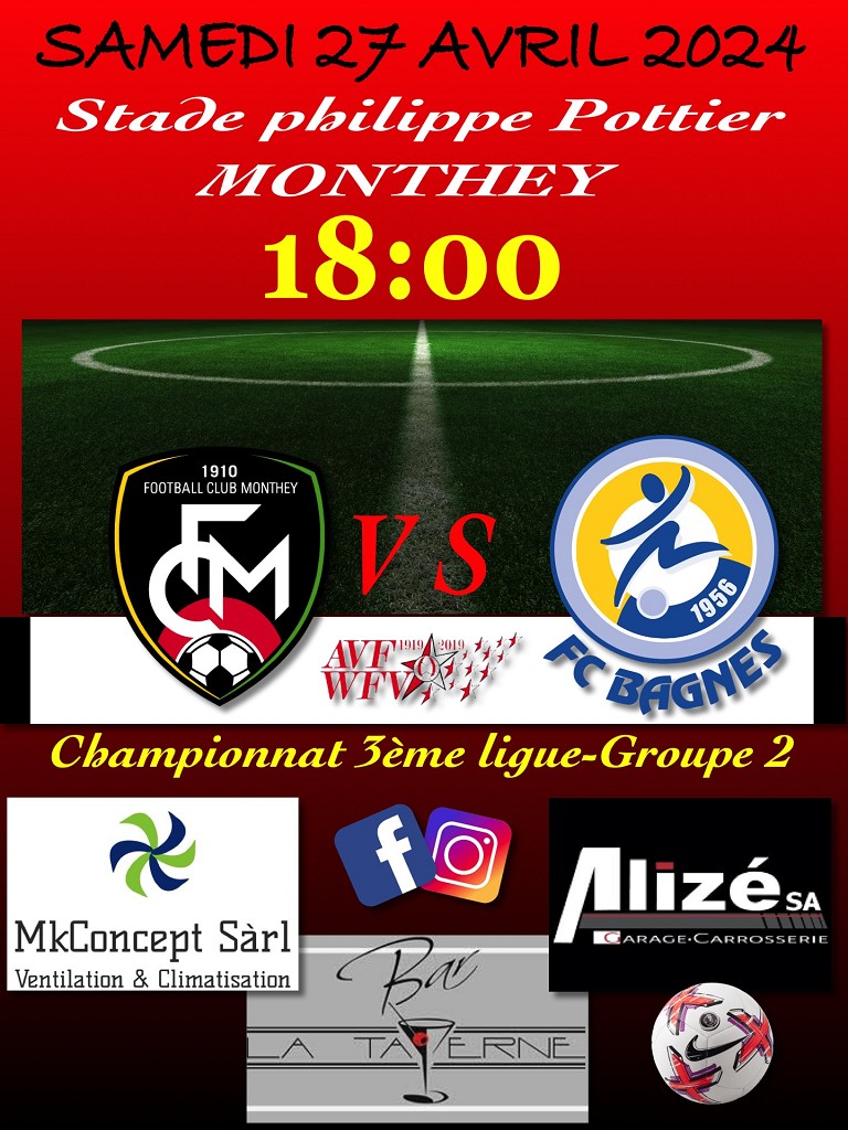 3ème ligue-27.04.2024-18h00-Philippe Pottier-FCM 2 vs FC Bagnes.